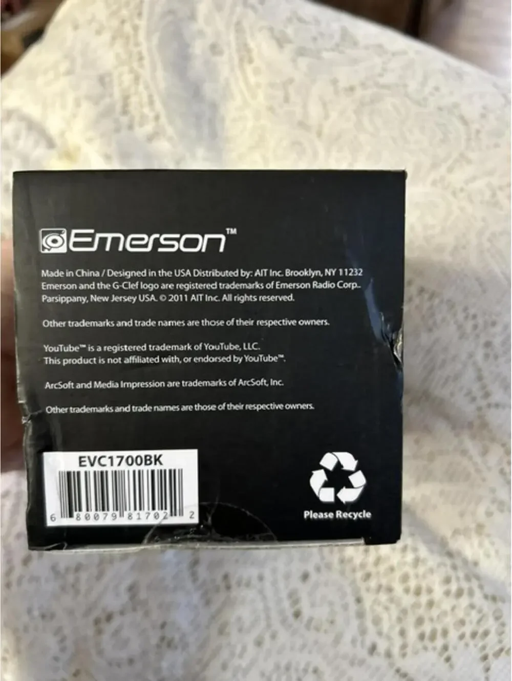Emerson HD Digital Video Camera 720p with 5.0 Megapixel and 4x Digital Zoom